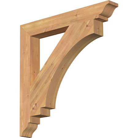 Ekena Millwork Imperial Traditional Smooth Bracket, Western Red Cedar, 3 1/2"W x 28"D x 28"H BKT04X28X28IMP01SWR